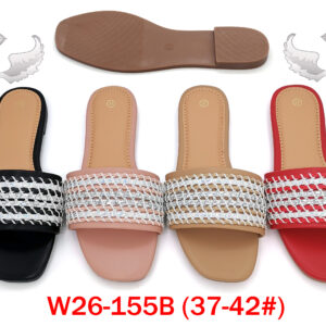 MOQ50pairs W26-155B (Size 37-42) Mix Color and Size OPP Package
