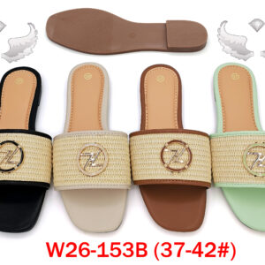MOQ50pairs W26-153B (Size 37-42) Mix Color and Size OPP Package