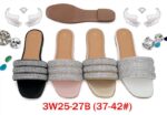 MOQ50pairs 3W25-27B (Size 37-42) Mix Color and Size OPP Package