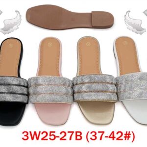 MOQ50pairs 3W25-27B (Size 37-42) Mix Color and Size OPP Package