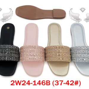 MOQ50pairs 2W24-146B (Size 37-42) Mix Color and Size OPP Package