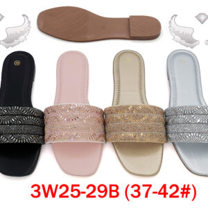 MOQ50pairs 3W25-29B (Size 37-42) Mix Color and Size OPP Package