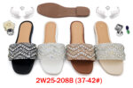 MOQ50pairs 2W25-208B (Size 37-42) Mix Color and Size OPP Package