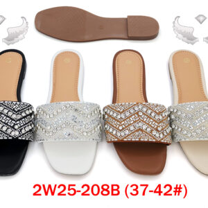 MOQ50pairs 2W25-208B (Size 37-42) Mix Color and Size OPP Package