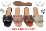 MOQ50pairs W26-112B (Size 37-42) Mix Color and Size OPP Package