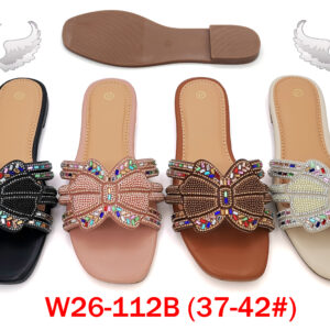 MOQ50pairs W26-112B (Size 37-42) Mix Color and Size OPP Package