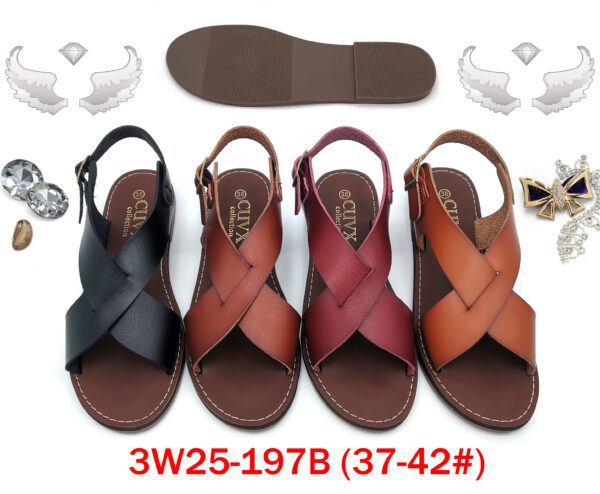 MOQ50pairs 3W25-197B (Size 37-42) Mix Color and Size OPP Package
