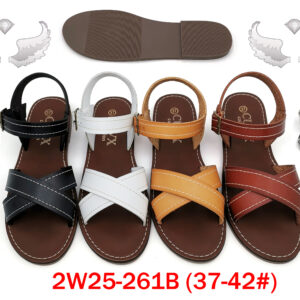 MOQ50pairs 2W25-261B (Size 37-42) Mix Color and Size OPP Package