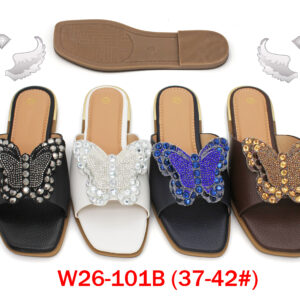 MOQ50pairs W26-101B (Size 37-42) Mix Color and Size OPP Package