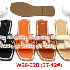 MOQ50pairs W26-62B (Size 37-42) Mix Color and Size OPP Package