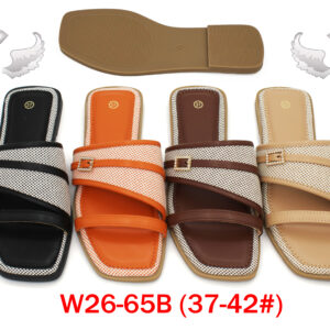 MOQ50pairs W26-65B (Size 37-42) Mix Color and Size OPP Package