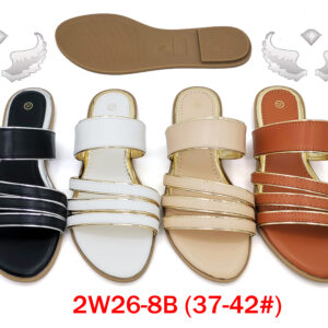 MOQ50pairs 2W26-8B (Size 37-42) Mix Color and Size OPP Package