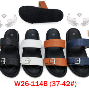 MOQ36pairs W26-114B (Size 37-42) Mix Color and Size OPP Package