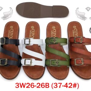 MOQ50pairs 3W26-26B (Size 37-42) Mix Color and Size OPP Package