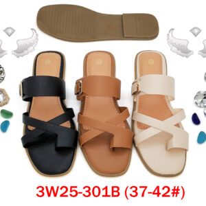 MOQ50pairs 3W25-301B (Size 37-42) Mix Color and Size OPP Package