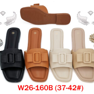 MOQ50pairs W26-160B (Size 37-42) Mix Color and Size OPP Package
