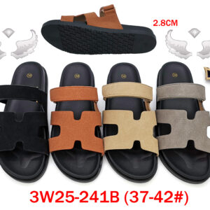 MOQ36pairs 3W25-241B (Size 37-42) Mix Color and Size OPP Package