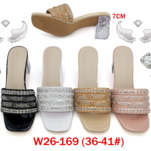 MOQ24pairs W26-169 (Size 36-41) Mix Color and Size OPP Package