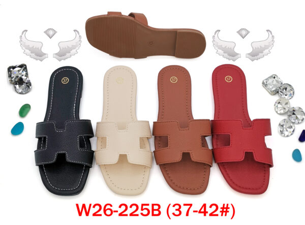 MOQ50pairs W26-225B (Size 37-42) Mix Color and Size OPP Package
