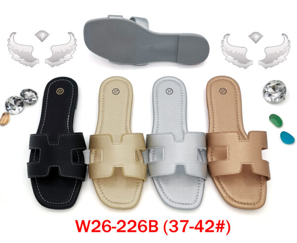 MOQ50pairs W26-226B (Size 37-42) Mix Color and Size OPP Package