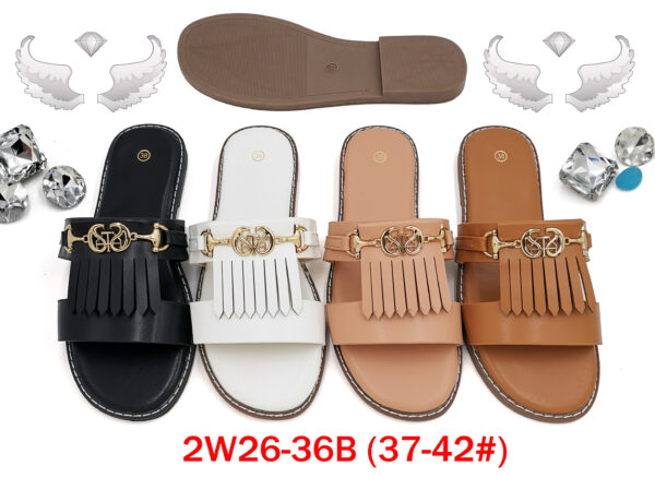 MOQ50pairs 2W26-36B (Size 37-42) Mix Color and Size OPP Package