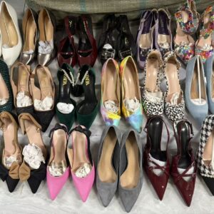 MOQ100pairs Women's Mixed Heels Lot | Assorted Styles & Sizes (35-43) | Leftover Stock